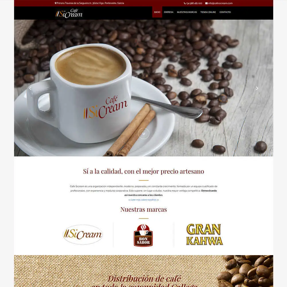 web Cafe SiCream