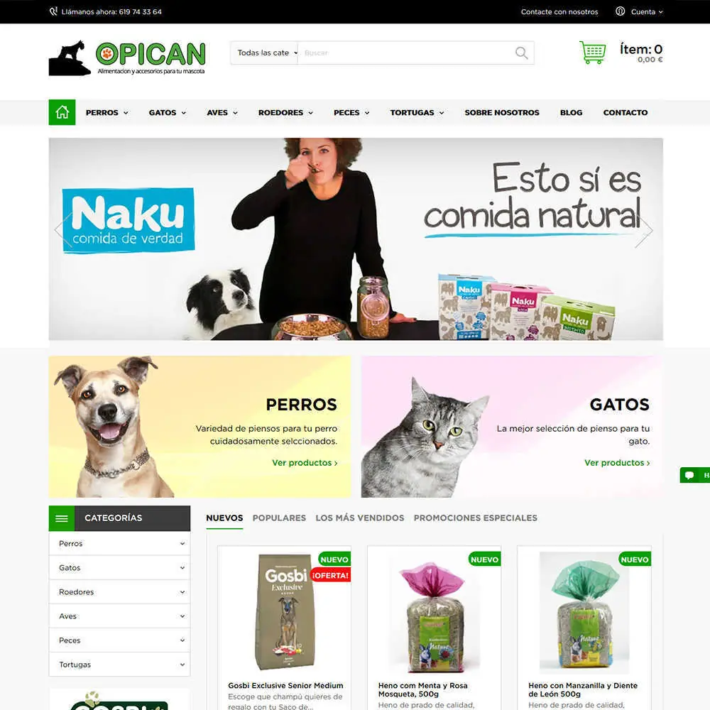 tienda OPICAN