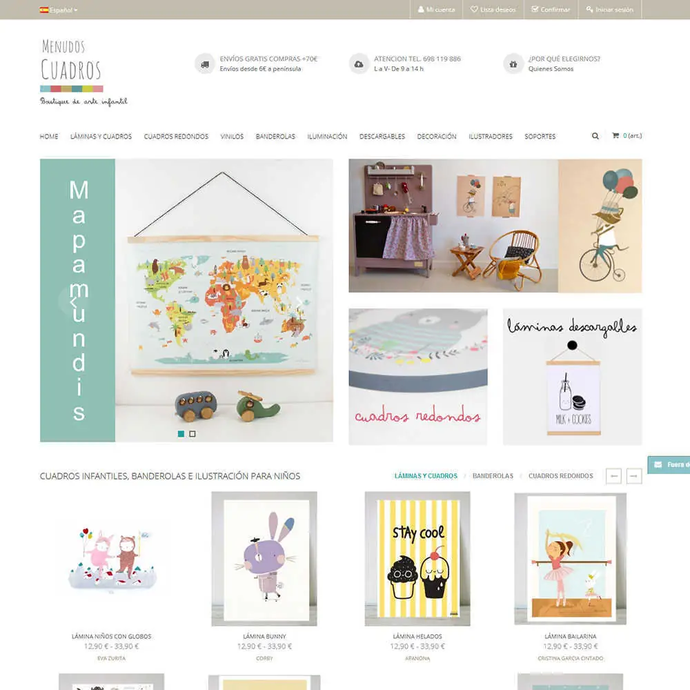 tienda Menudos Cuadros