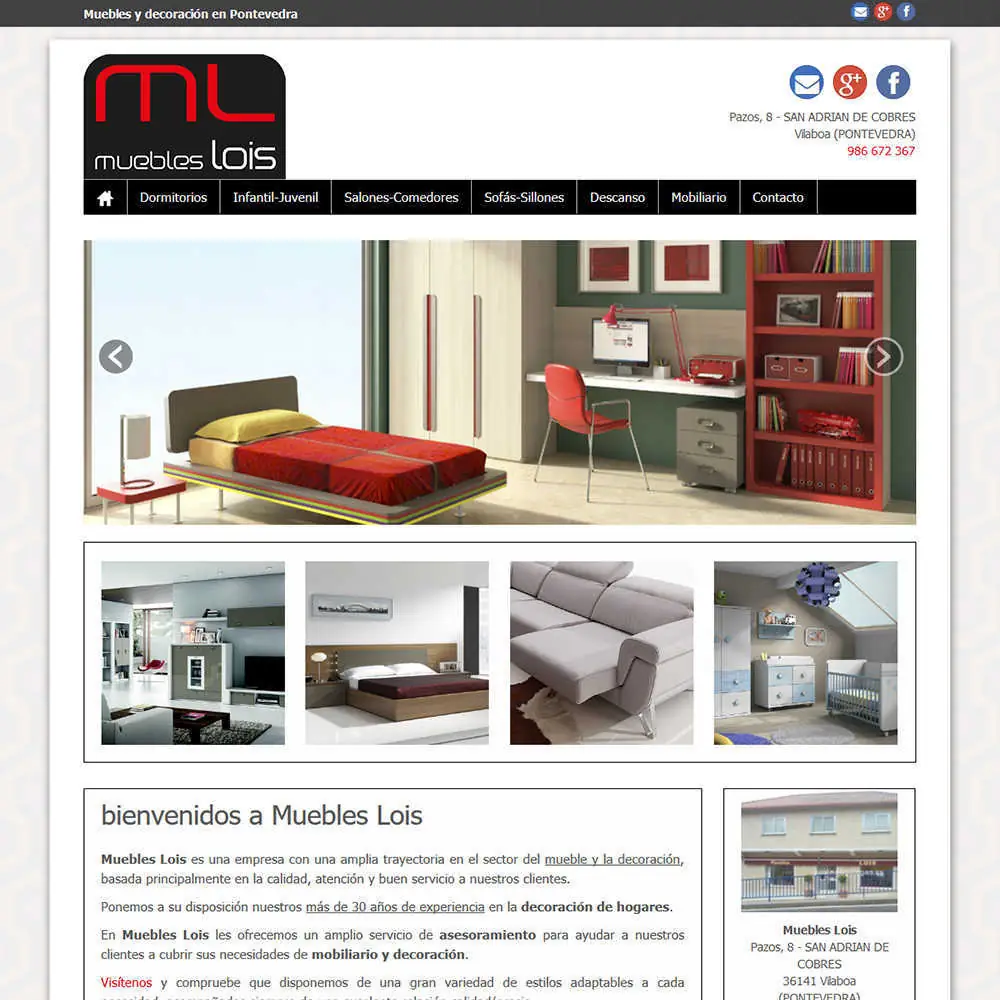 web Muebles Lois
