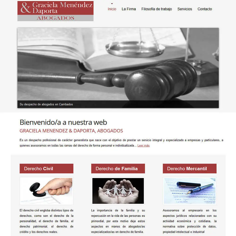 web Menendez & Daporta