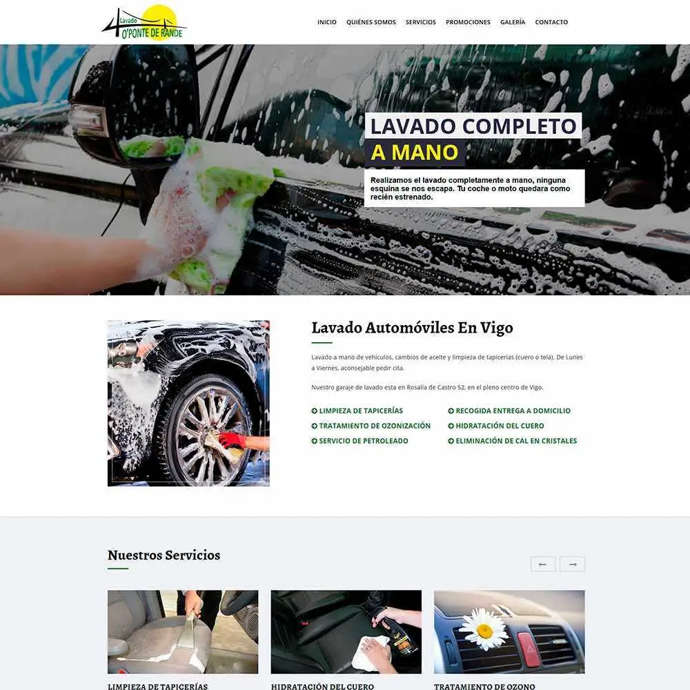 web Lavado O'Ponte de Rande