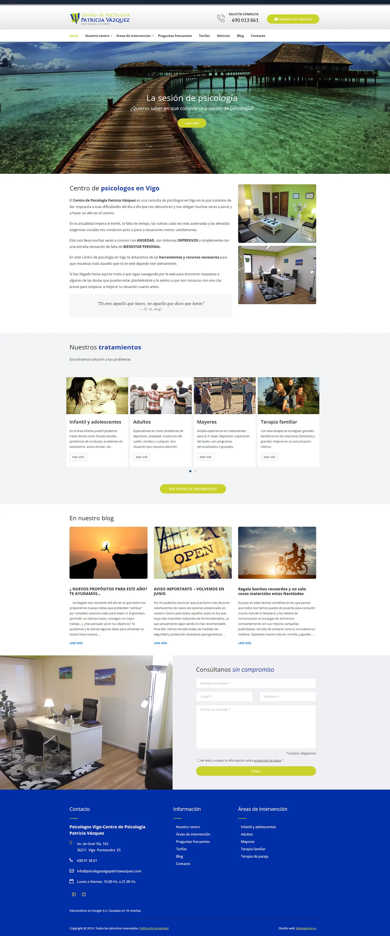 web Psicología Patricia Vázquez