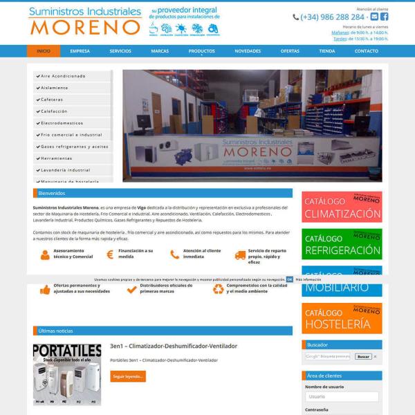 web Suministros Industriales Moreno