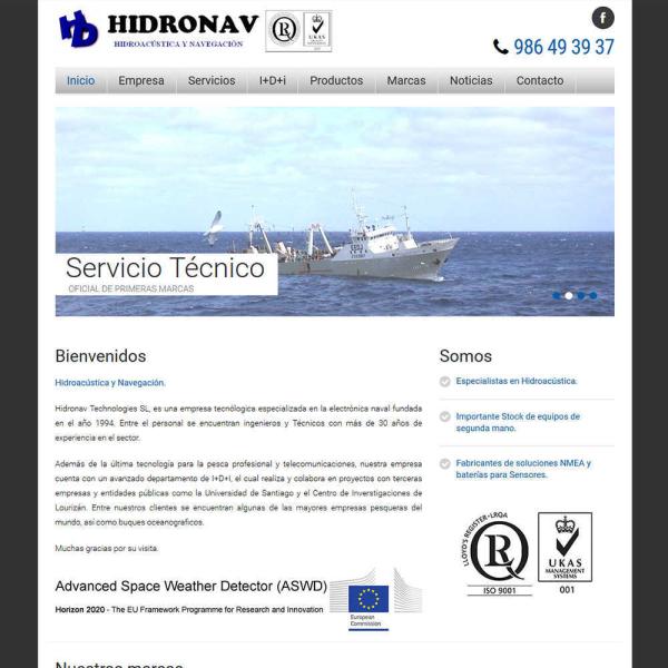 web Hidronav Technologies